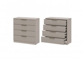 Комод 4 ящика (МДФ) Эккервуд (меланж) в Раздольном - razdolnoe.mebel-nsk.ru | фото