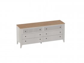 Комод 6ящ. Валенсия (гостиная) в Раздольном - razdolnoe.mebel-nsk.ru | фото