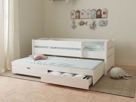 Кровать двухуровневая с ящиками «Лапландия» в Раздольном - razdolnoe.mebel-nsk.ru | фото