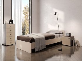 Кровать односпальная 0,9м Гиза в Раздольном - razdolnoe.mebel-nsk.ru | фото