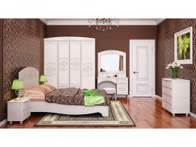 Модульная спальня Каролина в Раздольном - razdolnoe.mebel-nsk.ru | фото