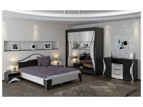 Модульная спальня Верона (Линаура) в Раздольном - razdolnoe.mebel-nsk.ru | фото