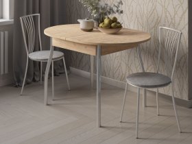Стол обеденный Орфей-5 Ст030.3 (дуб крафт золотой) в Раздольном - razdolnoe.mebel-nsk.ru | фото