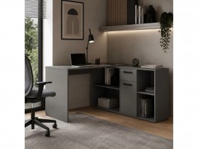 Стол письменный Лайт 03.245 (темно-серый) в Раздольном - razdolnoe.mebel-nsk.ru | фото
