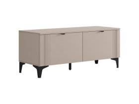 Тумба Рич (кашемир/фрапучино матовый/черный) в Раздольном - razdolnoe.mebel-nsk.ru | фото